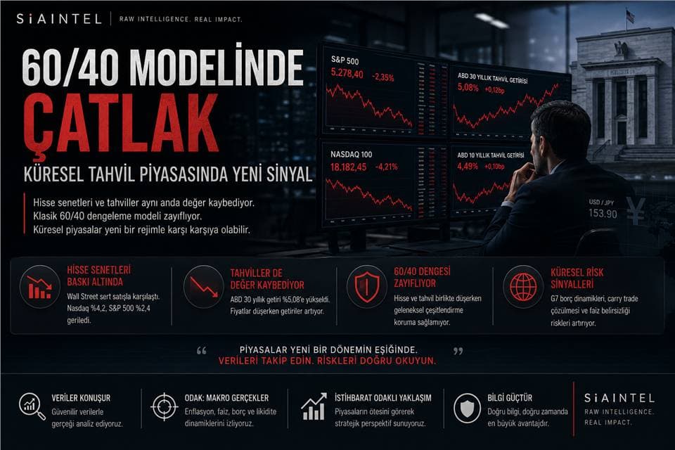60/40 Portföyü Çatlıyor: Tahvil Piyasasındaki Gizli Sinyal haber görseli
