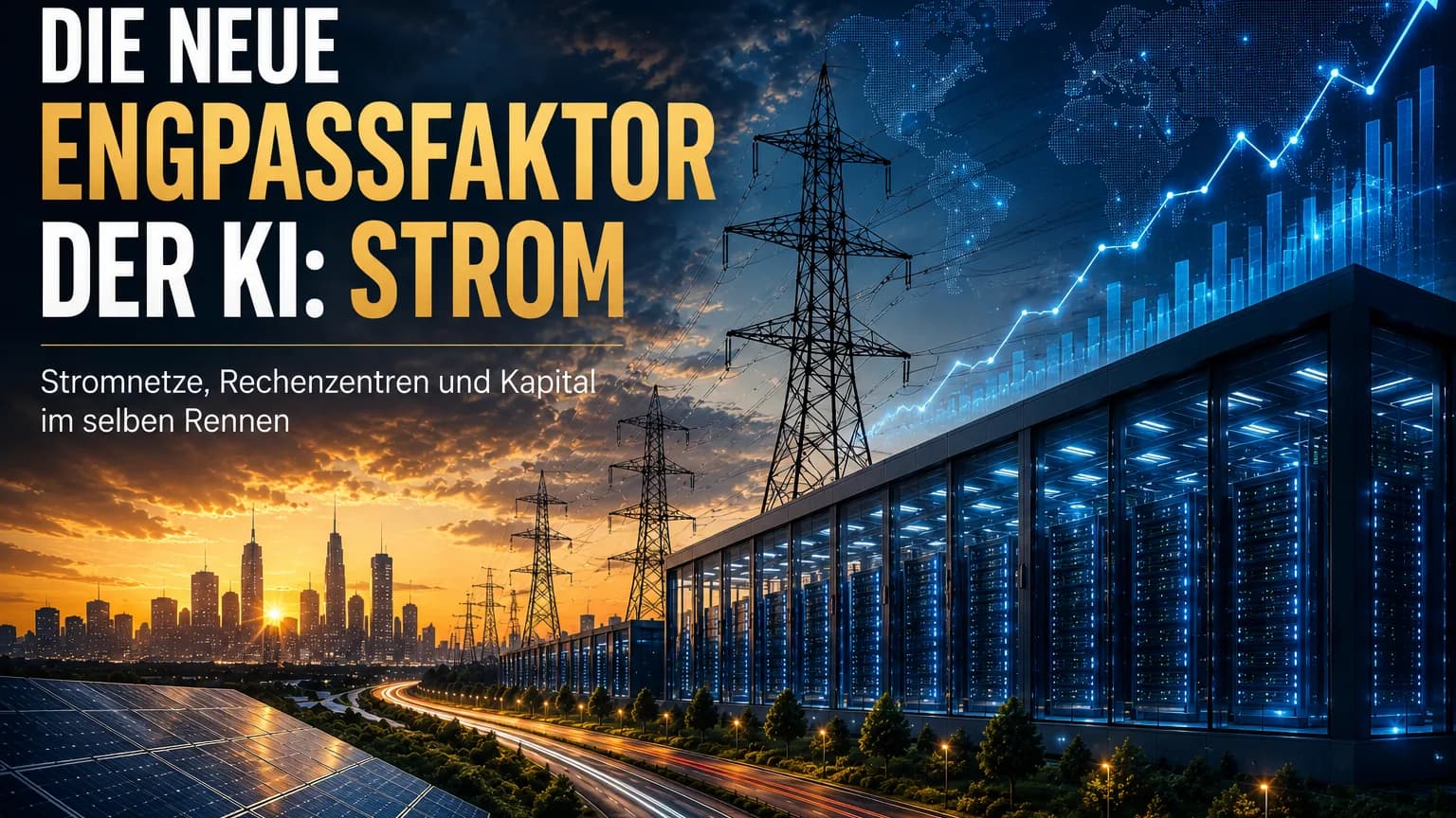 Während alle über Chips sprechen, wird Strom zum neuen Engpass der künstlichen Intelligenz